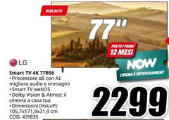 LG - Smart TV 4K 77B56