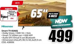 Hisense - Smart Tv 65a6q