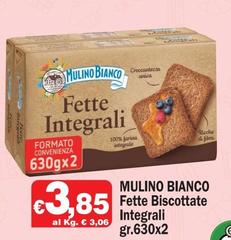 Mulino Bianco - Fette Biscottate Integrali