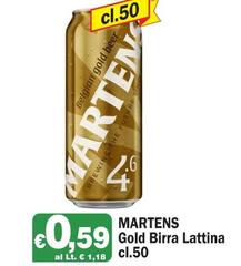 Dr. martens - Gold Birra Lattina