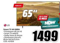 LG - Smart TV 4K 65B56