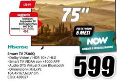 Hisense - Smart Tv 75A6Q