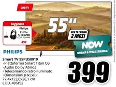 Philips - Smart TV 55PUS8010
