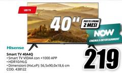 Hisense - Smart TV 40A4Q