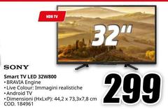 Sony - Smart Tv Led 32W800