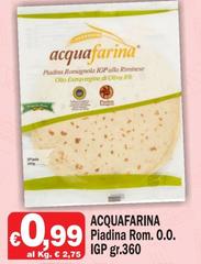 Acqua farina - Piadina Rom. O.O. IGP