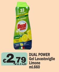 Dual - Gel Lavastoviglie Limone