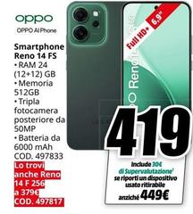 Oppo - Smartphone Reno 14 Fs