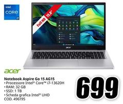 Acer - Notebook Aspire Go 15 AG15