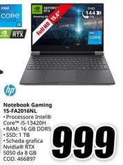 HP - Notebook Gaming 15-FA2016NL