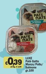 Lux - Patè Gatto Manzo/Pollo/Salmone