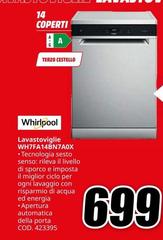 Whirlpool -  WH7A14BNT4OX Lavastoviglie A4