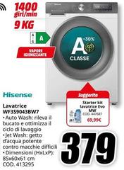 Hisense - Lavatrice WF3S9043BW7