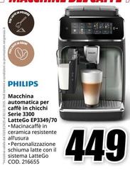 Philips - Macchina Automatica Per Caffè In Chicchi Serie 3300 Laptop