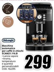 De Longhi - Macchina Automatica Per Caffè In Chicchi ECAM211.16.B