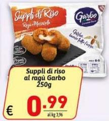 Garbo - Suppli Di Riso Al Ragù