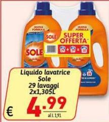 Sole - Liquido Lavatrice 29 Lavaggi