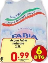 Fabia - Acqua Naturale