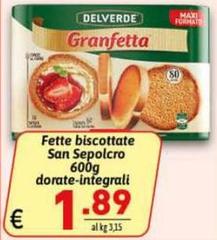 Delverde - Fette Biscottate
