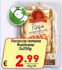 Rusticana - Focaccia Romana