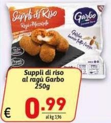 Garbo - Suppli Di Riso Al Ragù