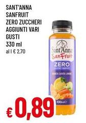 Sant'anna - Sanfruit Zero Zuccheri Aggiunti
