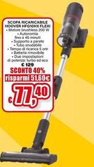 Hoover - Scopa Ricaricabile  HFG10HX Flexi