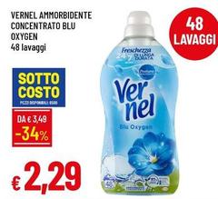 Vernel - Ammorbidente Concentrato Blu Oxygen