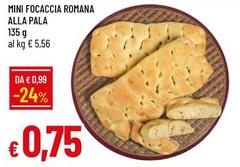 Mini Focaccia Romana Alla Pala