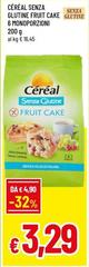 Cereal - Senza Glutine Fruit Cake