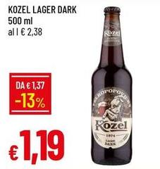 Kozel - Lager Dark