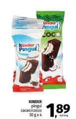 Kinder - Pinguì Cacao/cocco
