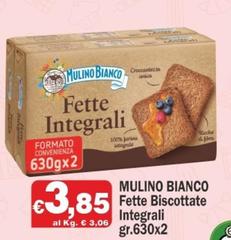 Mulino Bianco - Fette Biscottate Integrali