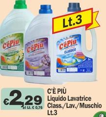 Selezione più - Liquido Lavatrice Class./Lav./Muschio
