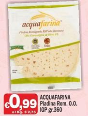 Acqua farina - Piadina Rom. O.O. IGP