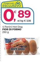 Fior di forno - 4 Panini Hot Dog