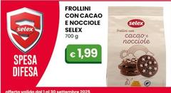 Selex - Frollini Con Cacao E Nocciole