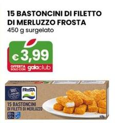 Frosta - 15 Bastoncini Di Filetto Di Merluzzo