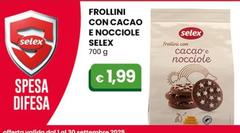 Selex - Frollini Con Cacao E Nocciole