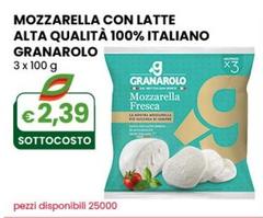 Granarolo - Mozzarella Con Latte Alta Qualità 100% Italiano