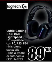 Logitech - Cuffie Gaming G733 Rgb Lightspeed