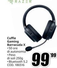 Razer - Cuffie Gaming Barracuda X
