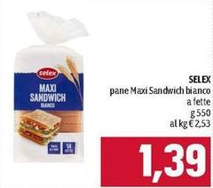 Selex - Pane Maxi Sandwich Bianco