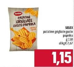 Selex - Patatine Grigliate Gusto Paprika