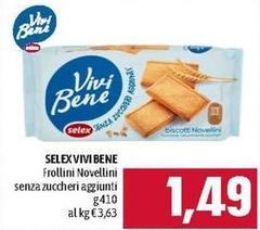 Viver bene - Frollini Novellini Senza Zuccheri Aggiunti