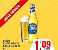 Peroni - Nastro Azzurro Birra Stile Capri