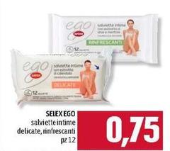 Selex - Ego Salviette Intime Delicate, Rinfrescant