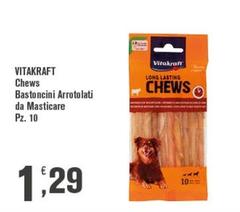 Vitakraft - Chews Bastoncini Arrotolati Da Masticare