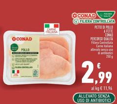 Conad - Petto Di Pollo A Fette Percorso Qualità