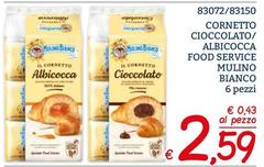 Mulino Bianco - Cornetto Cioccolato/Albicocca Food Service